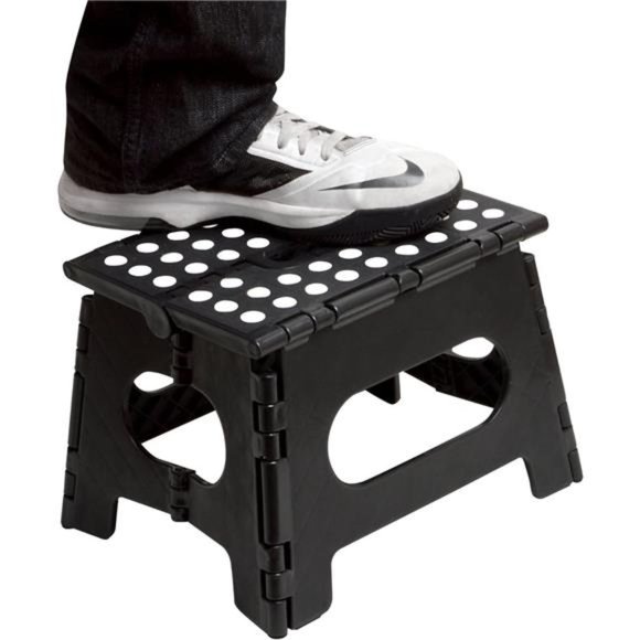 Folding Step Stool - The Lightweight Step Stool is Sturdy Enough to Support - Picture 3 of 5